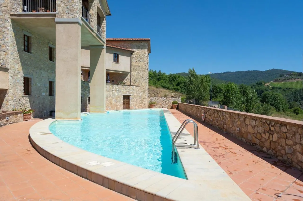 Borgo Di Gaiole - Casa Bd - Apartment With A View & Travel Guide 카이오레인챠안티 0*,  이탈리아
