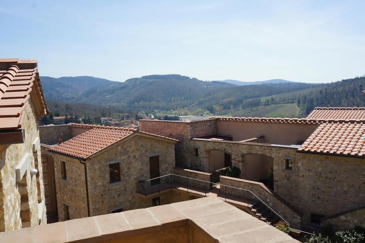 Borgo Di Gaiole - Casa Bd - Apartment With A View & Travel Guide 카이오레인챠안티 펜션