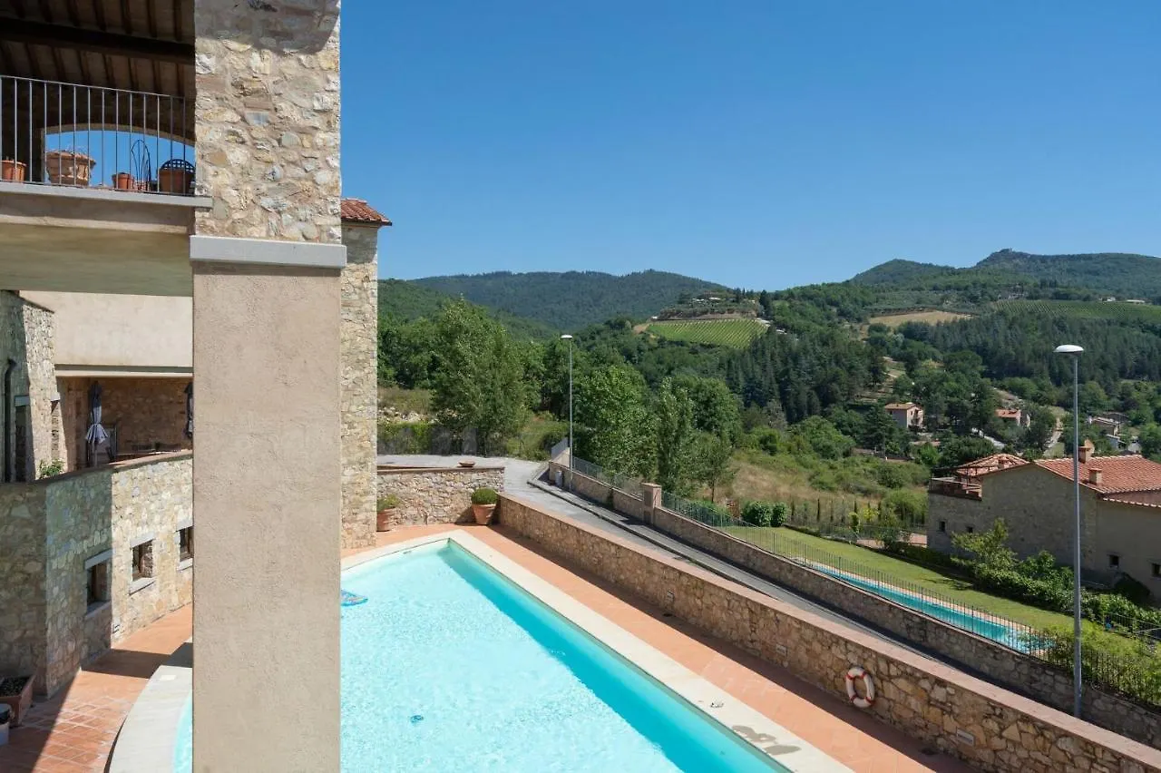 Borgo Di Gaiole - Casa Bd - Apartment With A View & Travel Guide 카이오레인챠안티 펜션
